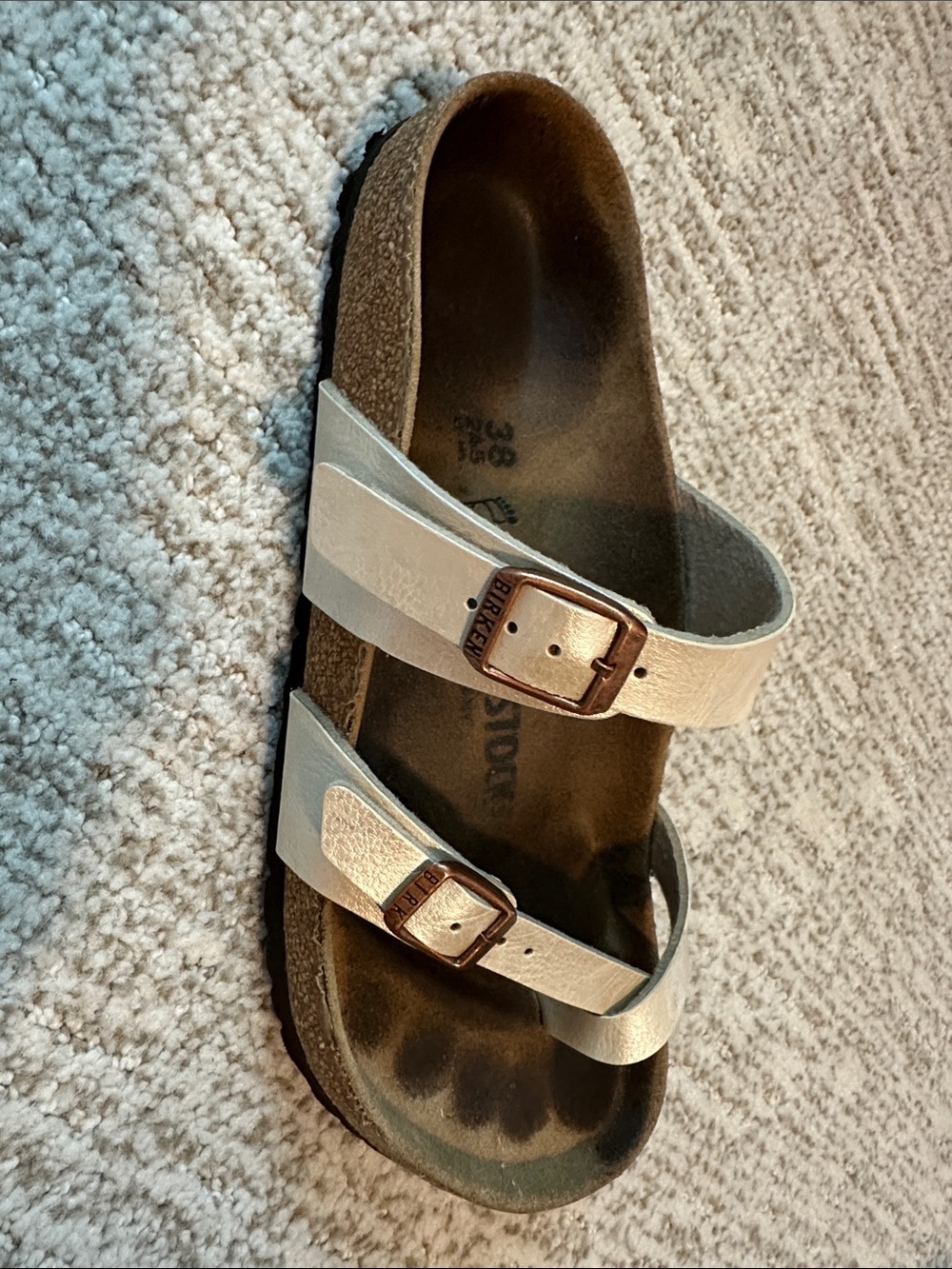 Birkenstock Mayari Birko-Flor in Graceful Pearl White - Picture 7 of 12